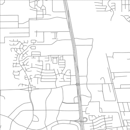 ROAD MAP OF SHENANDOAH, TEXAS BY MAPBAKES