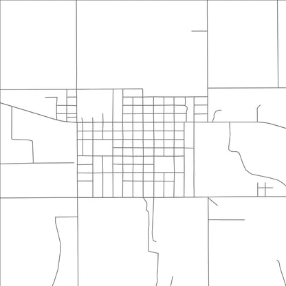 ROAD MAP OF SILVERTON, TEXAS BY MAPBAKES