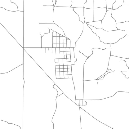 ROAD MAP OF SKELLYTOWN, TEXAS BY MAPBAKES