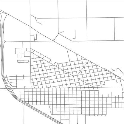 ROAD MAP OF SLATON, TEXAS BY MAPBAKES