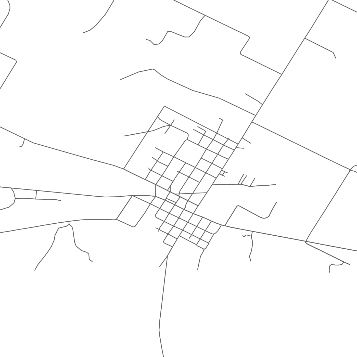 ROAD MAP OF SMILEY, TEXAS BY MAPBAKES