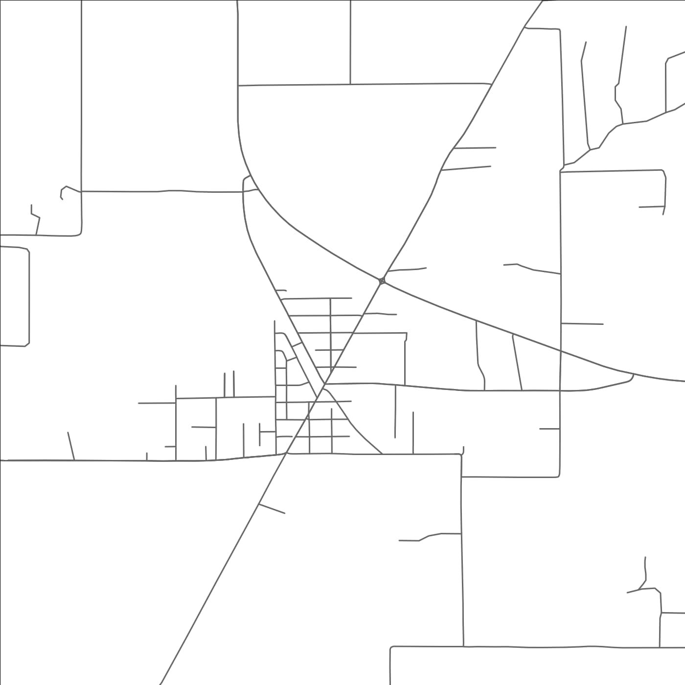 ROAD MAP OF SOMERSET, TEXAS BY MAPBAKES