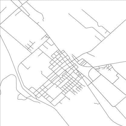 ROAD MAP OF SOMERVILLE, TEXAS BY MAPBAKES