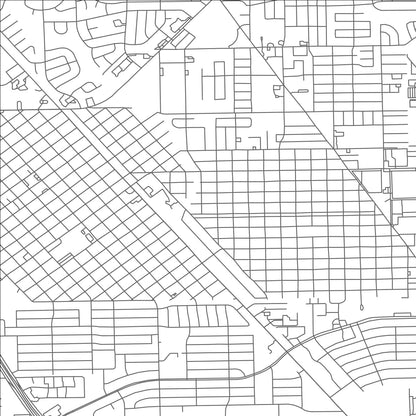 ROAD MAP OF SOUTH HOUSTON, TEXAS BY MAPBAKES