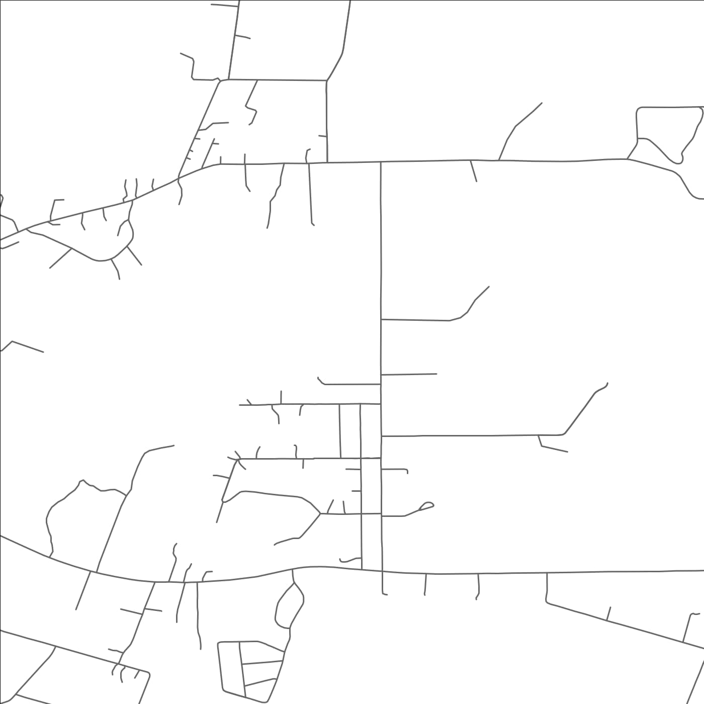 ROAD MAP OF SOUTH MOUNTAIN, TEXAS BY MAPBAKES