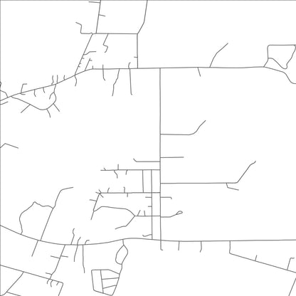 ROAD MAP OF SOUTH MOUNTAIN, TEXAS BY MAPBAKES