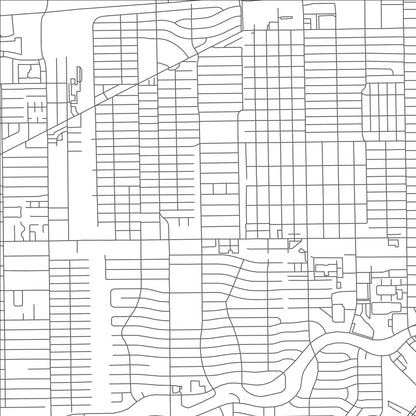 ROAD MAP OF SOUTHSIDE PLACE, TEXAS BY MAPBAKES