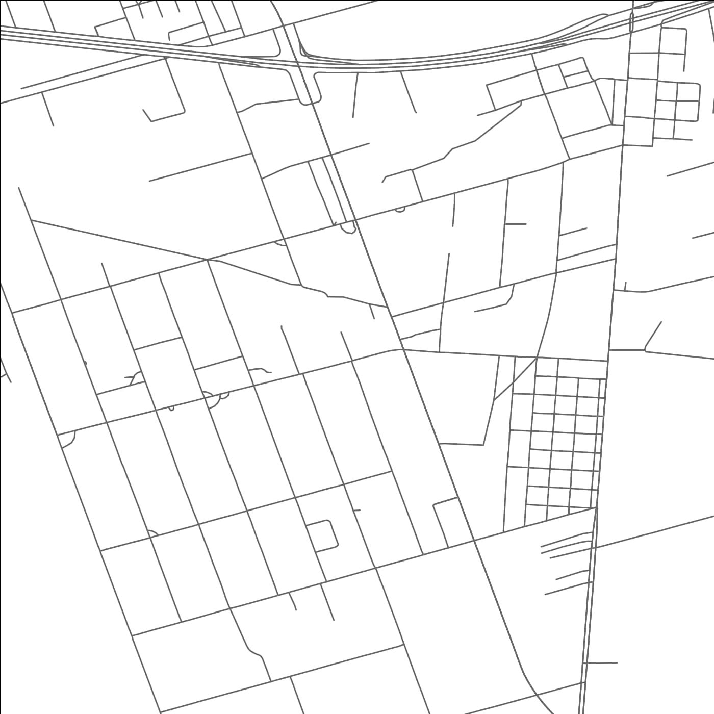 ROAD MAP OF SOUTHWEST SANDHILL, TEXAS BY MAPBAKES