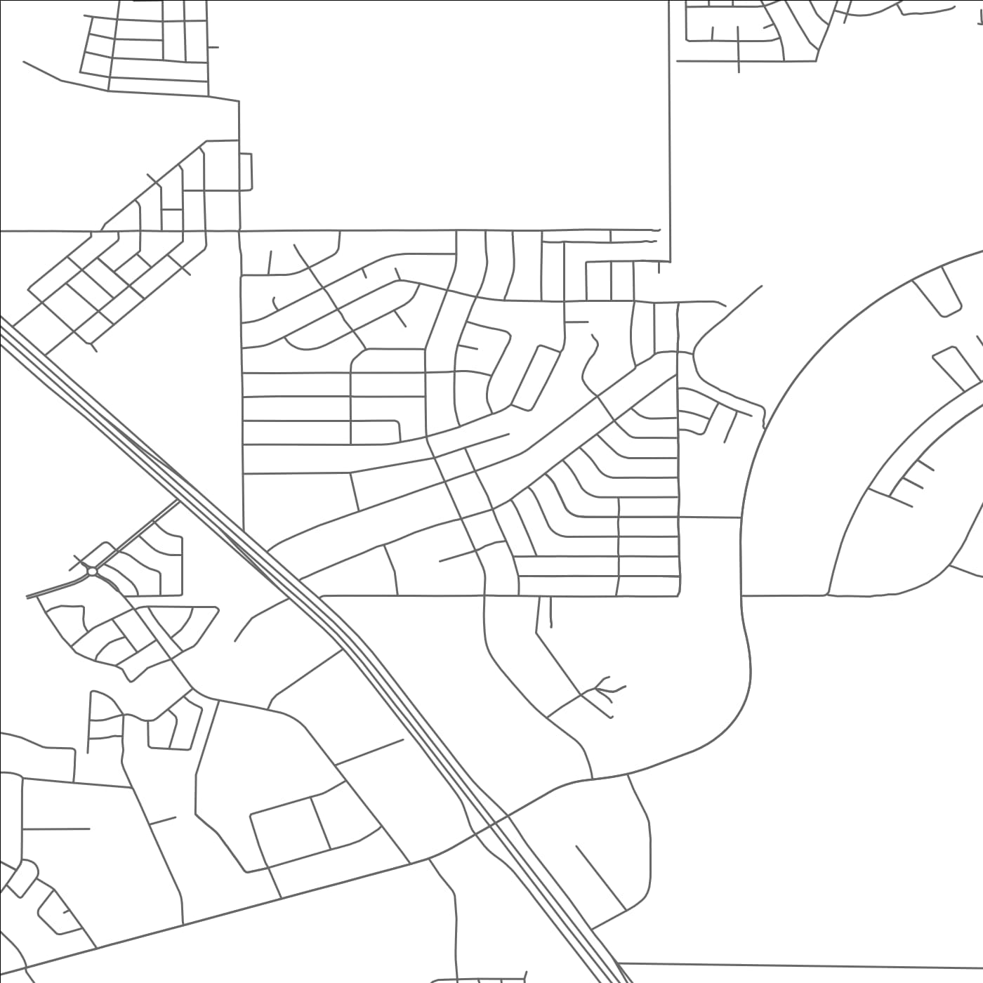 ROAD MAP OF SPARKS, TEXAS BY MAPBAKES