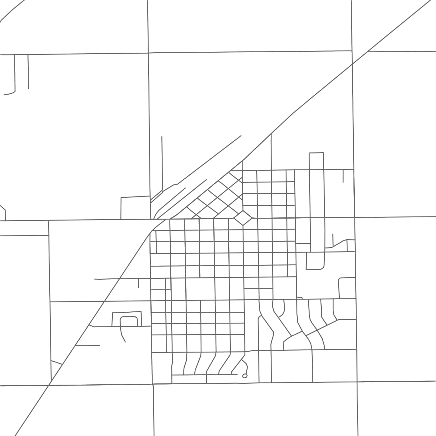 ROAD MAP OF SPEARMAN, TEXAS BY MAPBAKES