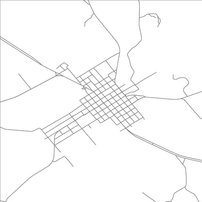 ROAD MAP OF ST. JO, TEXAS BY MAPBAKES