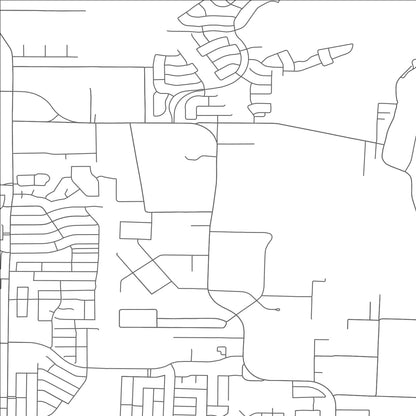 ROAD MAP OF ST. PAUL, TEXAS BY MAPBAKES