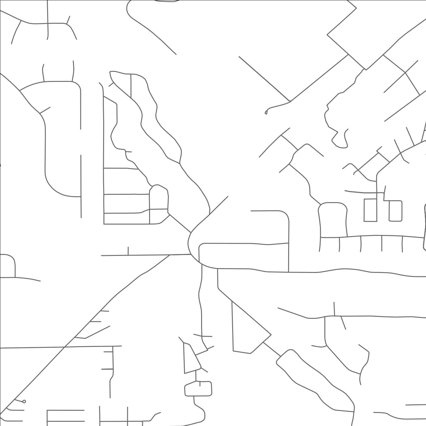 ROAD MAP OF STAGECOACH, TEXAS BY MAPBAKES