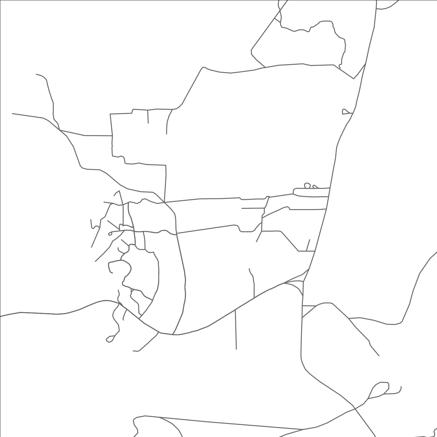 ROAD MAP OF STUDY BUTTE, TEXAS BY MAPBAKES