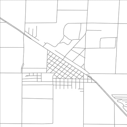 ROAD MAP OF SUDAN, TEXAS BY MAPBAKES