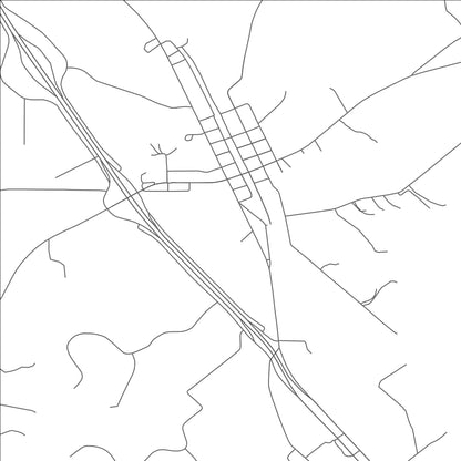 ROAD MAP OF SUNSET, TEXAS BY MAPBAKES