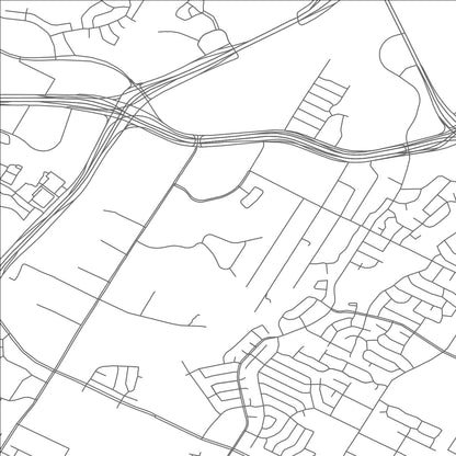 ROAD MAP OF SUNSET VALLEY, TEXAS BY MAPBAKES