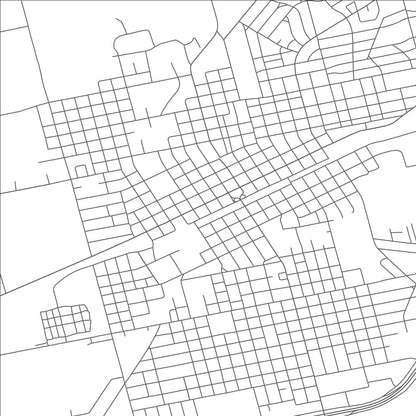 ROAD MAP OF SWEETWATER, TEXAS BY MAPBAKES