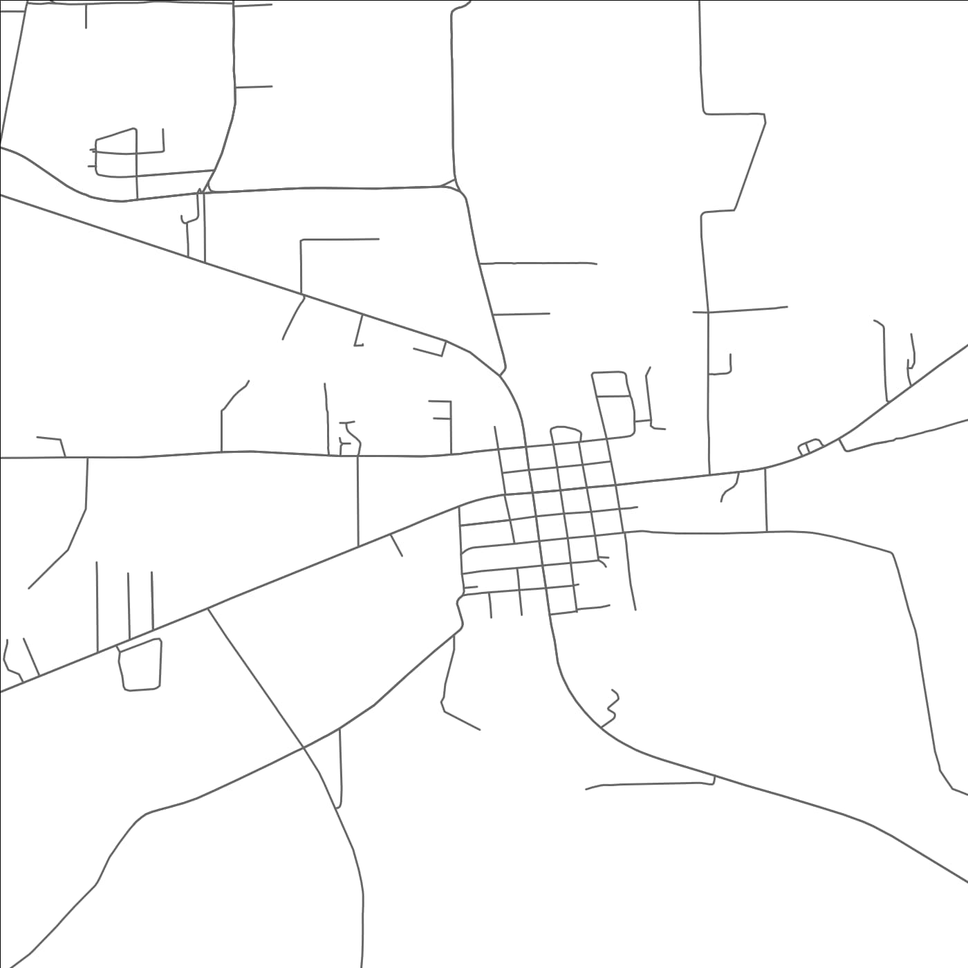 ROAD MAP OF TATUM, TEXAS BY MAPBAKES