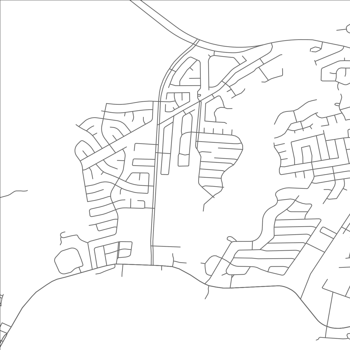 ROAD MAP OF TAYLOR LAKE VILLAGE, TEXAS BY MAPBAKES