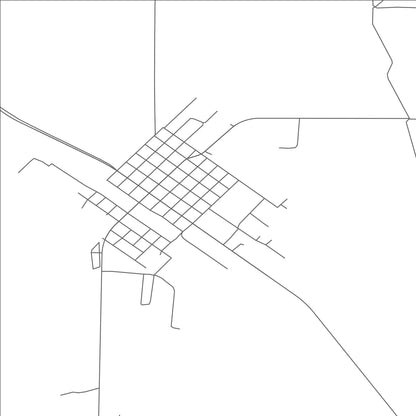 ROAD MAP OF TEXLINE, TEXAS BY MAPBAKES