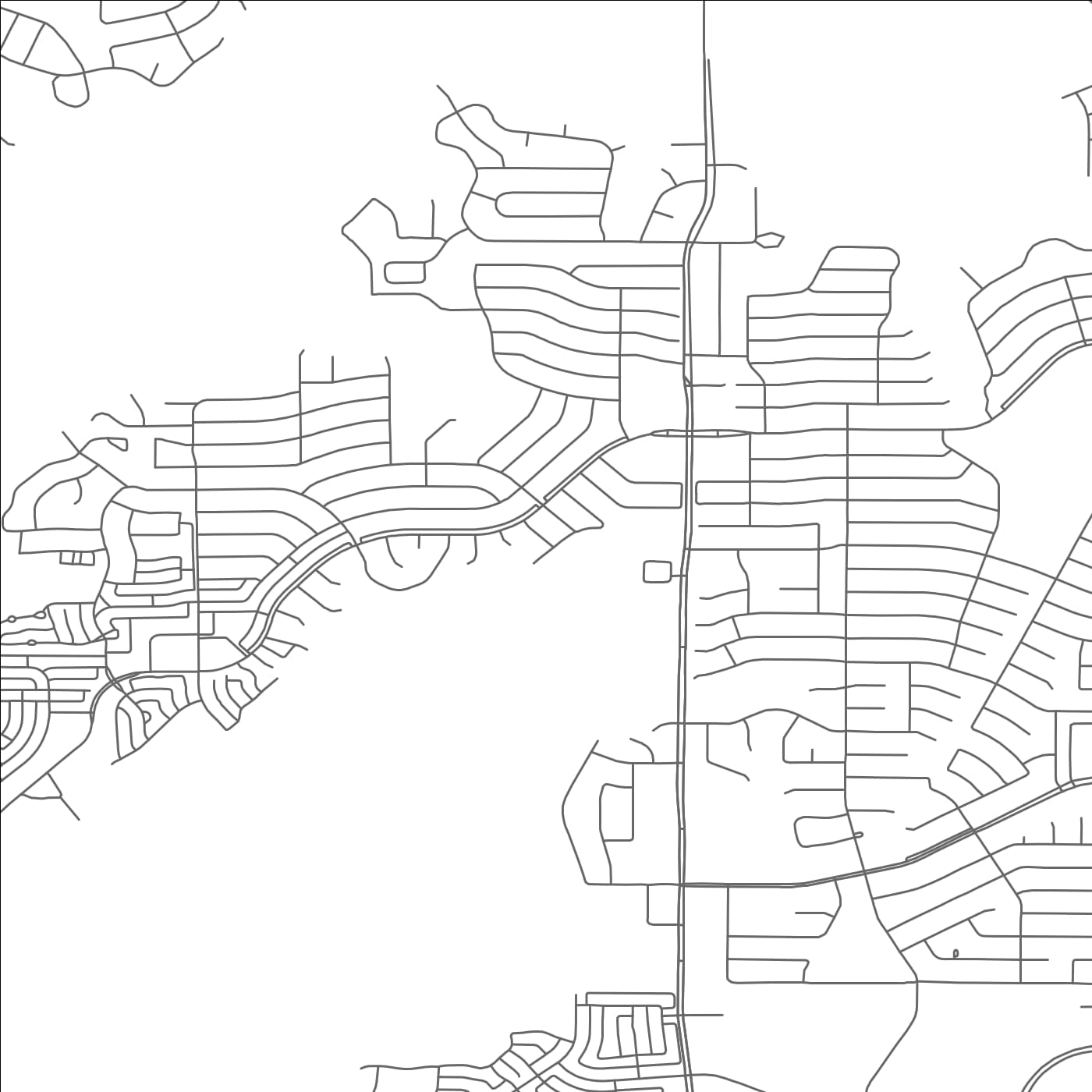 ROAD MAP OF THE COLONY, TEXAS BY MAPBAKES