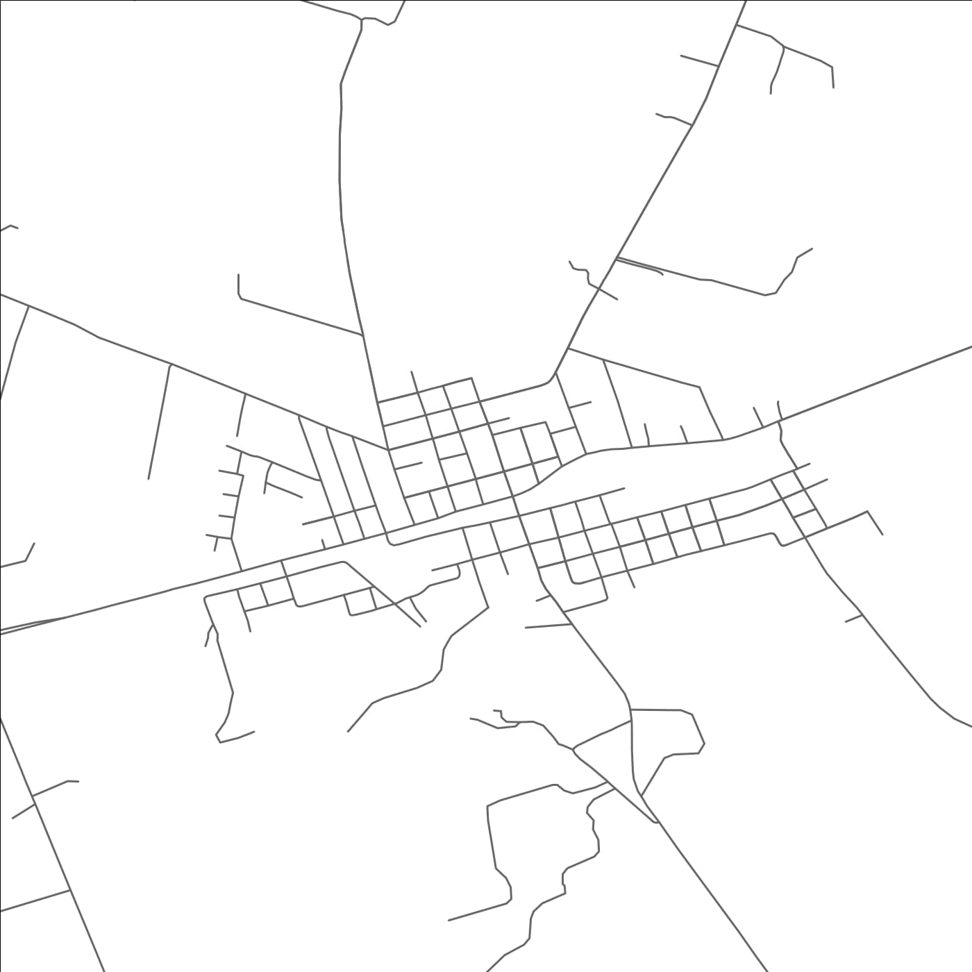 ROAD MAP OF THORNDALE, TEXAS BY MAPBAKES