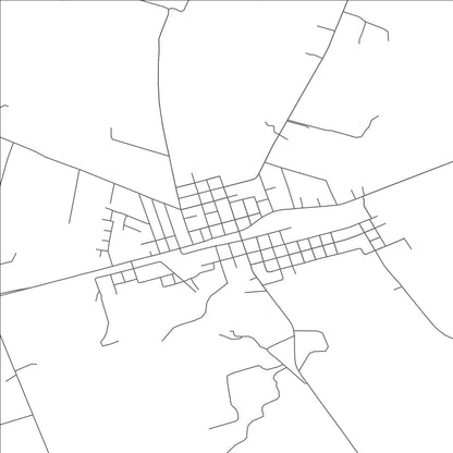 ROAD MAP OF THORNDALE, TEXAS BY MAPBAKES