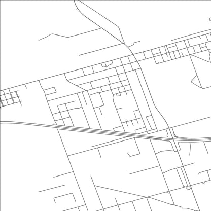 ROAD MAP OF THORNTONVILLE, TEXAS BY MAPBAKES