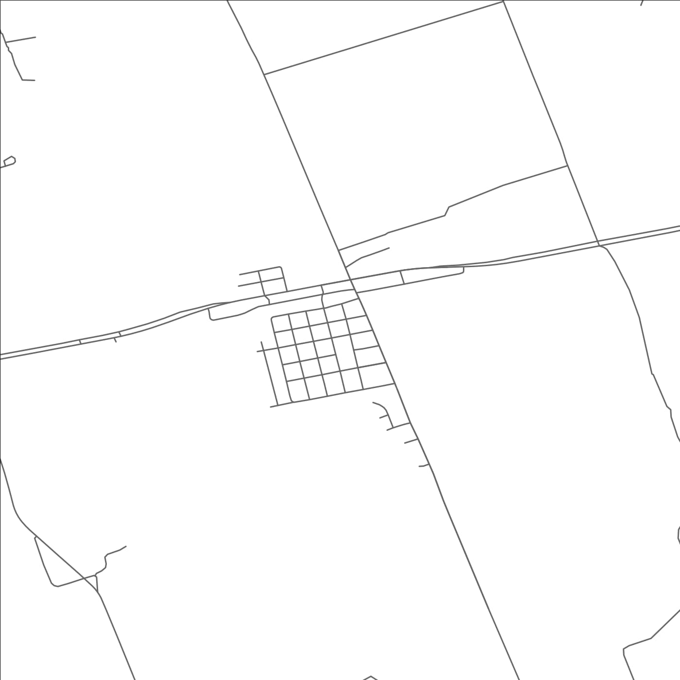 ROAD MAP OF THRALL, TEXAS BY MAPBAKES