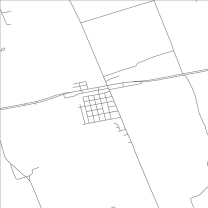 ROAD MAP OF THRALL, TEXAS BY MAPBAKES