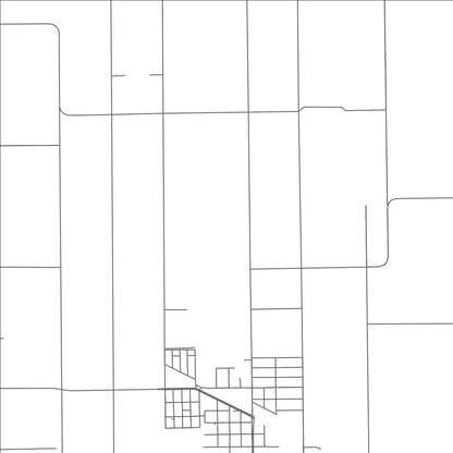 ROAD MAP OF TIERRA BONITA, TEXAS BY MAPBAKES