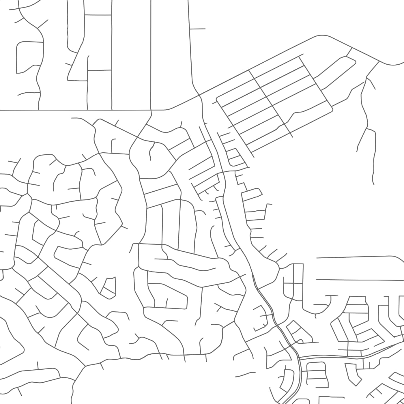 ROAD MAP OF TIMBERWOOD PARK, TEXAS BY MAPBAKES