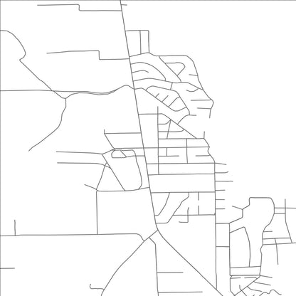 ROAD MAP OF TODD MISSION, TEXAS BY MAPBAKES