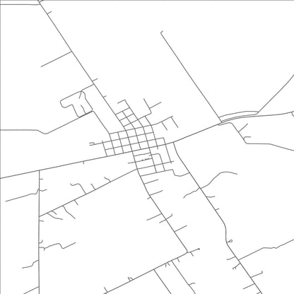 ROAD MAP OF TOLAR, TEXAS BY MAPBAKES