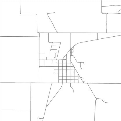 ROAD MAP OF TUSCOLA, TEXAS BY MAPBAKES