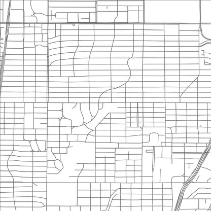 ROAD MAP OF UNIVERSITY PARK, TEXAS BY MAPBAKES