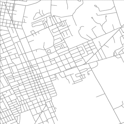 ROAD MAP OF UVALDE, TEXAS BY MAPBAKES