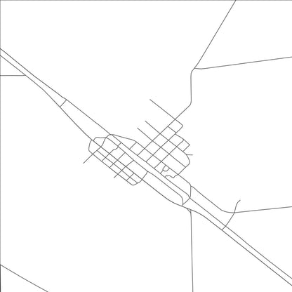 ROAD MAP OF VALENTINE, TEXAS BY MAPBAKES