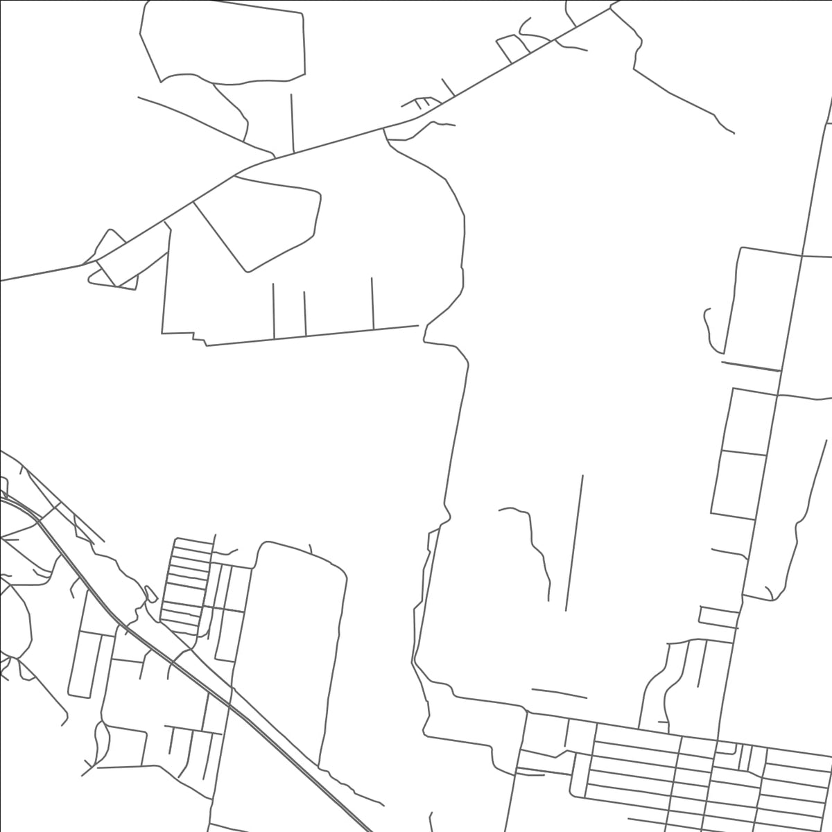 ROAD MAP OF VALLE HERMOSO, TEXAS BY MAPBAKES