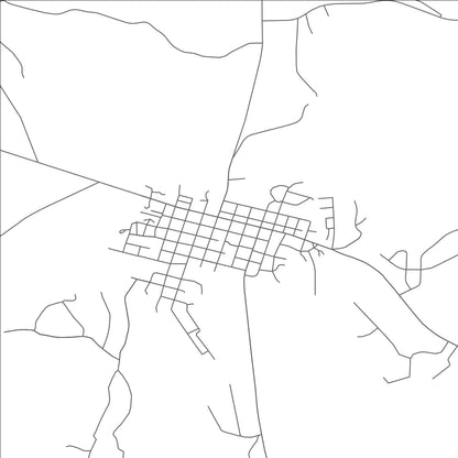 ROAD MAP OF VALLEY MILLS, TEXAS BY MAPBAKES