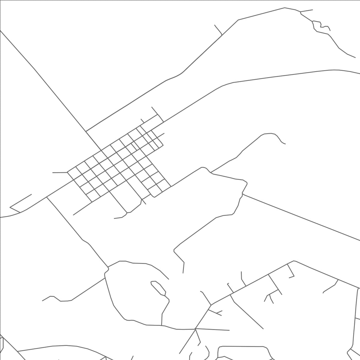 ROAD MAP OF VANDERBILT, TEXAS BY MAPBAKES