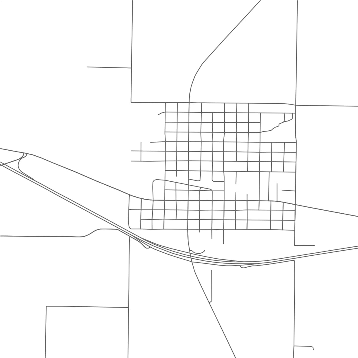 ROAD MAP OF VEGA, TEXAS BY MAPBAKES