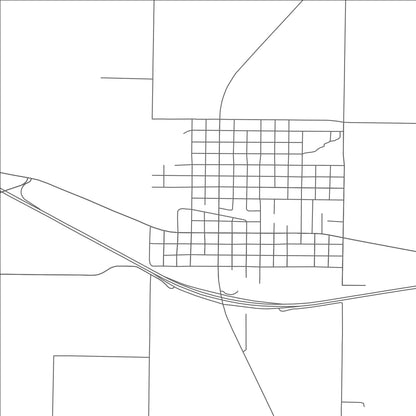 ROAD MAP OF VEGA, TEXAS BY MAPBAKES