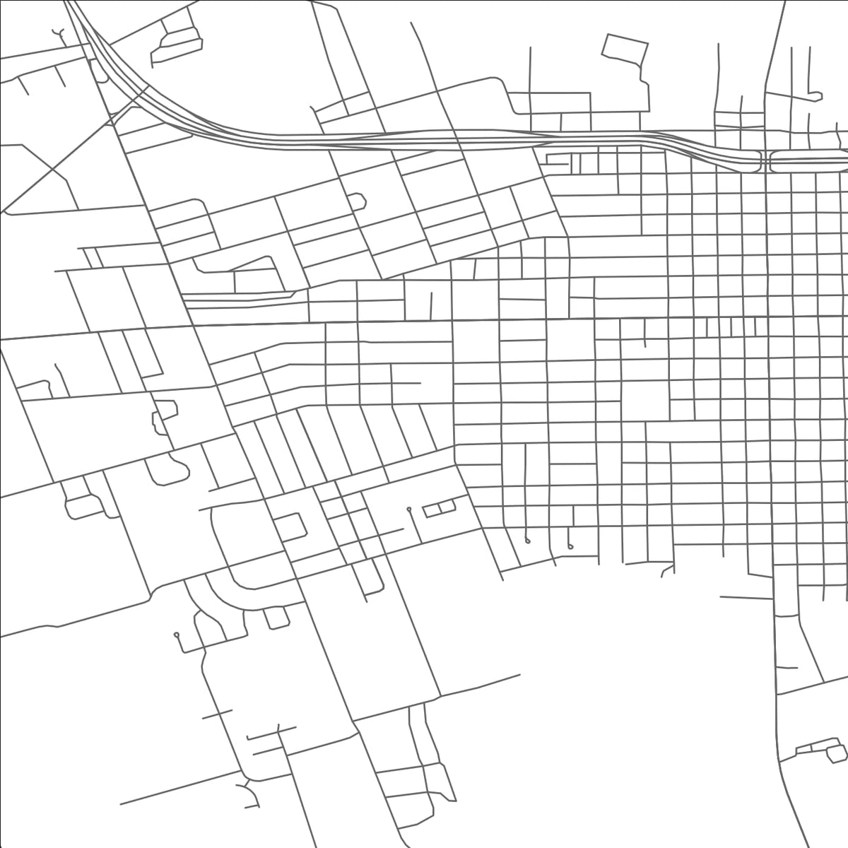 ROAD MAP OF VERNON, TEXAS BY MAPBAKES