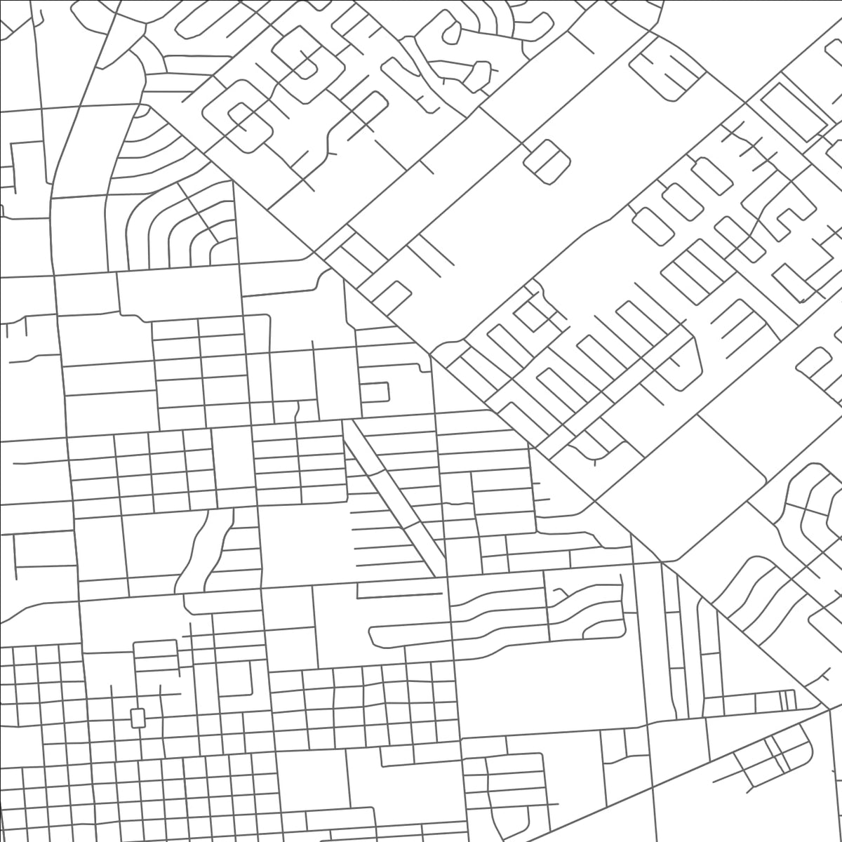 ROAD MAP OF VICTORIA, TEXAS BY MAPBAKES