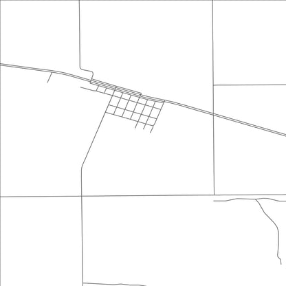 ROAD MAP OF WASHBURN, TEXAS BY MAPBAKES