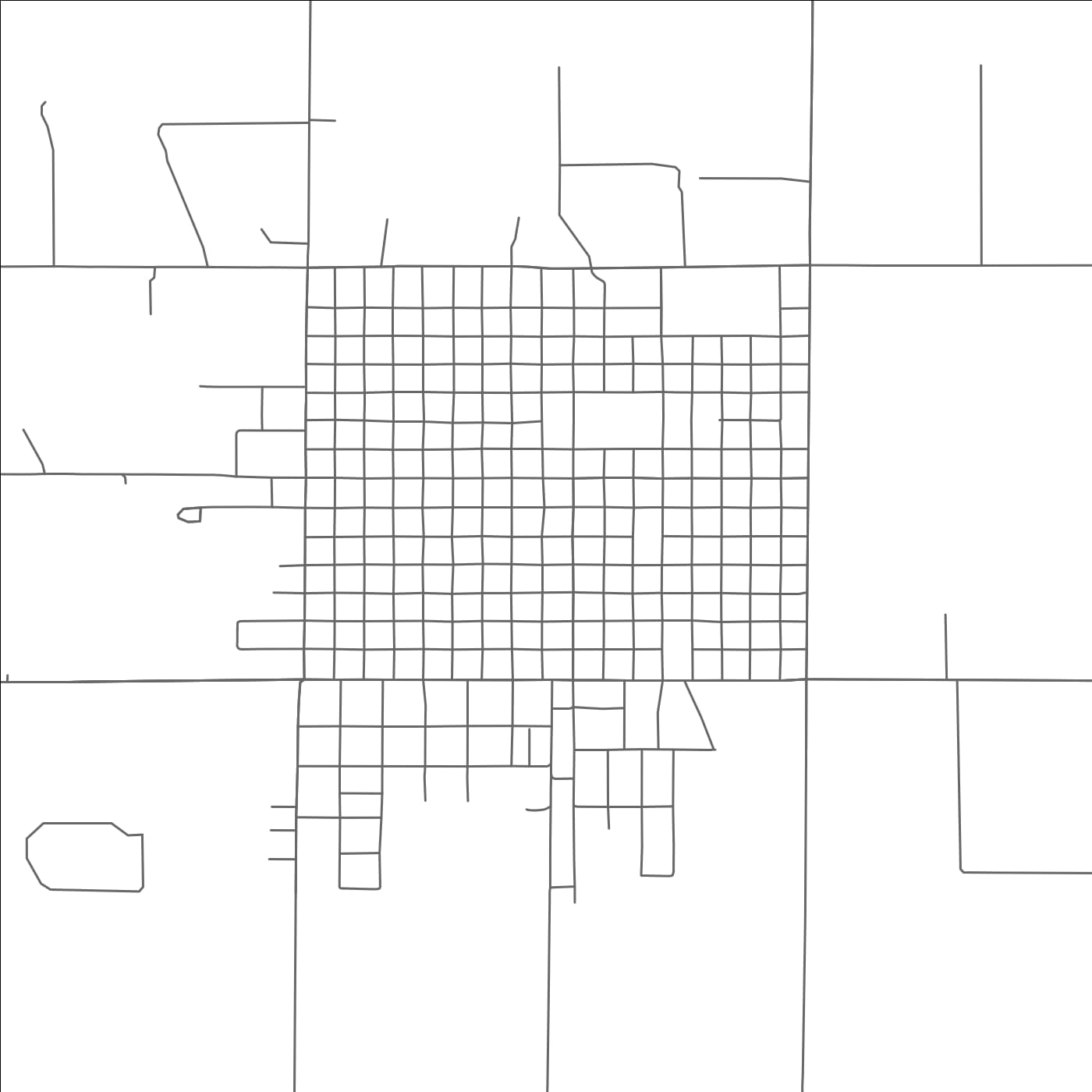 ROAD MAP OF WELLINGTON, TEXAS BY MAPBAKES