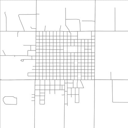 ROAD MAP OF WELLINGTON, TEXAS BY MAPBAKES