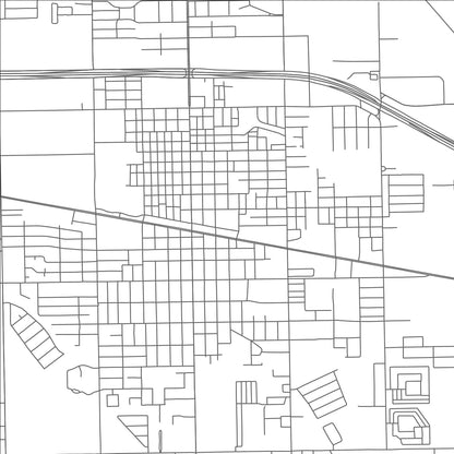 ROAD MAP OF WESLACO, TEXAS BY MAPBAKES